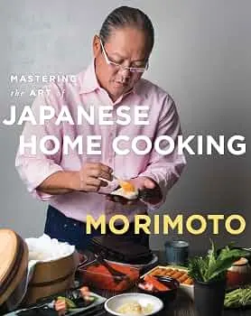 The cover of Mastering the Art of Japanese Home Cooking by Masaharu Morimoto.