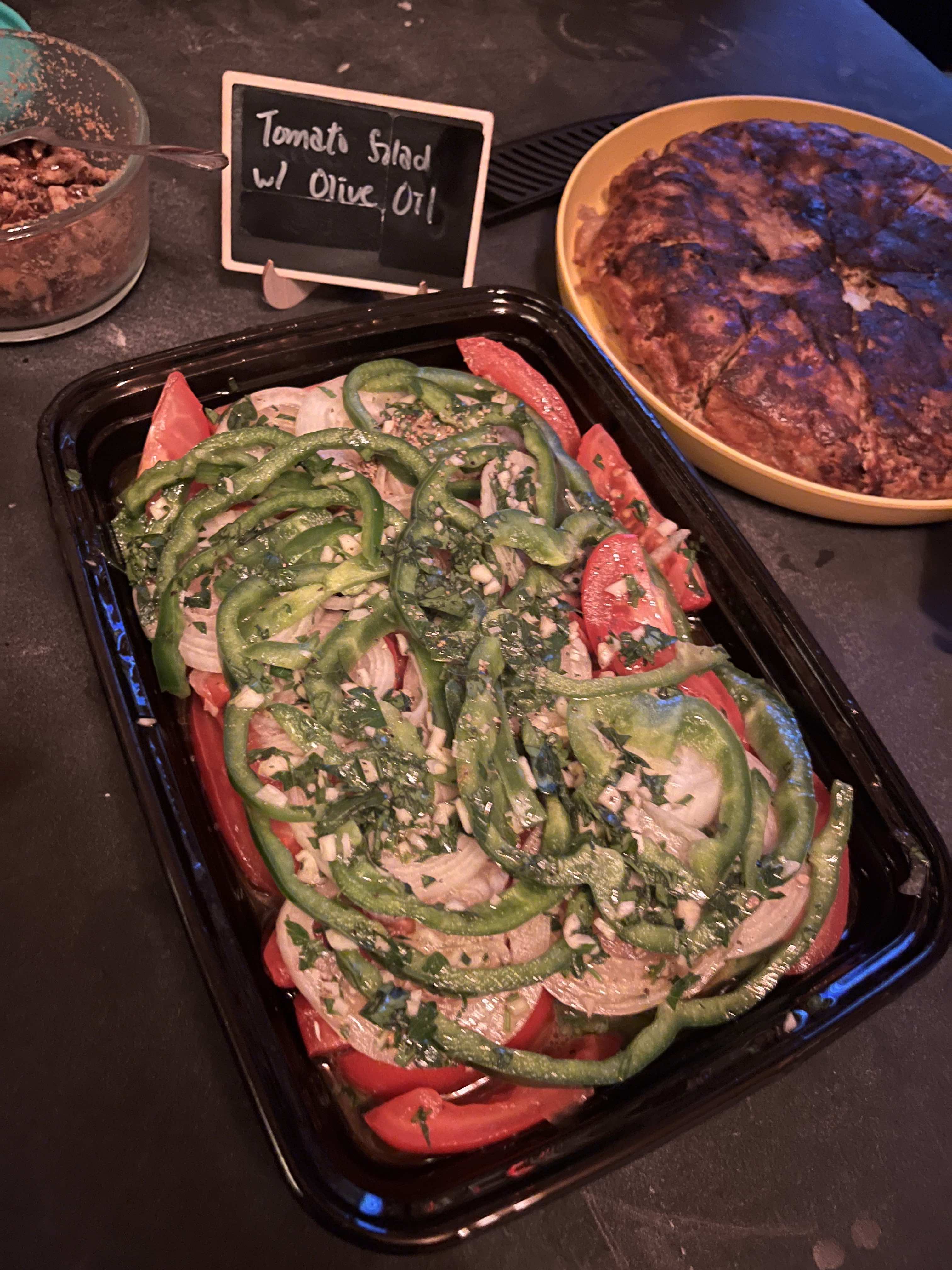 Dishes from the Basque feast
